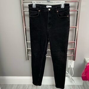 Zara Black High-Waisted Skinny Jeans